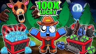 99 NIGHTS but Everyone is GAMBLER CLASS!? (INFINITE RUBY CHESTS!!)