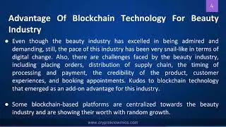 Blockchain Technology  An Add On Advantage For The Beauty Industry