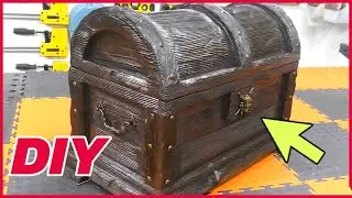 How to make a pirate chest in the garage.
