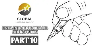 English Shorthand Shortcuts Part 10 |Advanced Strokes & Phrases |Shorthand Online Classes 9363090664