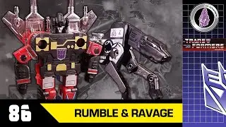 Transformers: Generation One RUMBLE & RAVAGE [1984/2019] | Kit Katastrophe Reviews 86