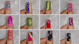 15+ Easy Nail art Design ideas at home 💅🏡 using toothpick safety pin and Hair pin  #nailart 