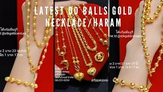 DD Balls Gold Haram Light Weight Models | Gold Gundla Mala Designs | Light Weight DD Balls Necklace