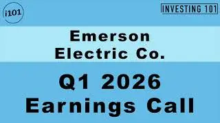 Emerson Electric Co. Q1 2026 Earnings Call