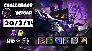 Veigar vs Ekko Mid 11.13 Challenger Gameplay S11 (20/3/14) - TURKISH