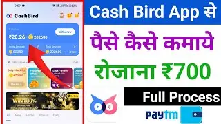 Cash Bird App Se Paise Kaise Kamaye !! How To Earn Money From Cash Bird App