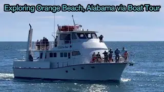 Exploring Orange Beach, Alabama via Boat Dolphins Sharks Fishing Boats Jellyfish Perdido Pass Bridge
