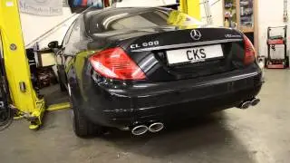W216 CL600 CKS Sport Exhaust and High flow air filters