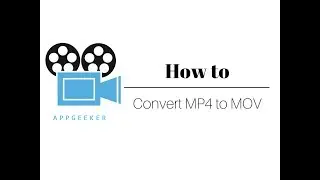 How To Make Video Conversion from MP4 to MOV on Mac - Tutorial