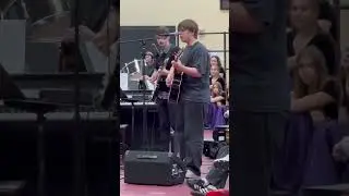 More of Burn, Burn, Burn by @zachbryan1067 at my middle school winter assembly! #rotgutwhiskey