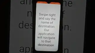 Voice based map Navigation feature