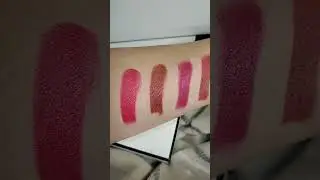 New ✨️💄 CHANEL ROUGE ALLURE VELVET NUIT Lipstick swatches. Shades 07,06,05,04,03,00
