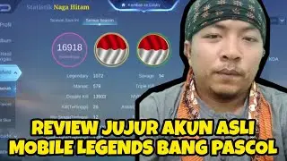 HONEST REVIEW OF BANG PASCOL'S REAL MOBILE LEGENDS ACCOUNT, MIYA 11K MATCH