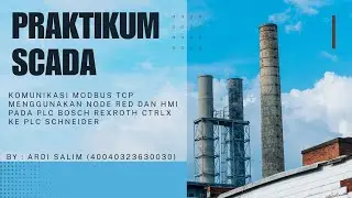 UAS SCADA | Monitoring & Kontrol PLC via Modbus TCP/IP Menggunakan Node-RED (HMI Dashboard)