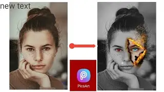 PicsArt fire face editing // new tutorial PicsArt // 2021 new editing PicsArt// RJ edit Zone 💥💥