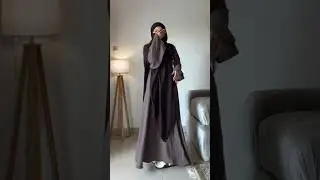 Fashionable aesthetic abaya | Abaya glamour #shorts #viral #trending