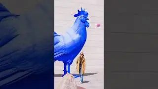 Where can you see a Da Vinci painting & a Giant Blue Rooster? #gallerytour #artteacherlife