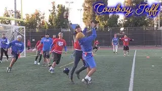 FIRST FOOTBALL GAME OF THE SEASON! *DODGERFILMS* (BEHIND THE SCENES) | Cowboy Jeff Vlogs