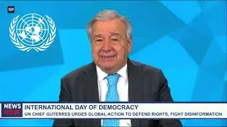 Int'l day of democracy: UN Chief Guterres urges global action to defend rights, fight disinformation