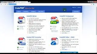 FLOTECH TUTORIAL: CutePDF (Converter)