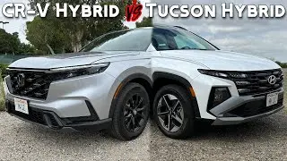 Hyundai Tucson Hybrid Vs. Honda CR-V Sport Hybrid -- Which One Should You Buy??