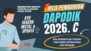 Apa Saja yang Baru di Dapodik 2026.C⁉️