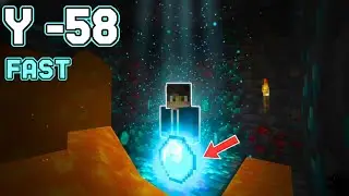 How to Find DIAMONDS Fast at Y -58 (Minecraft ASMR) 💎