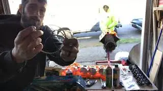 Assembling the twin turbo small block!