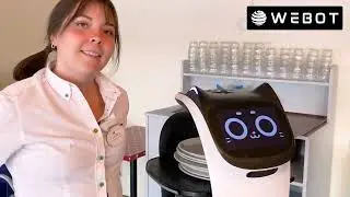 Webot Restaurant & Service Robot - Gr&ouml;na Lund Kaskad