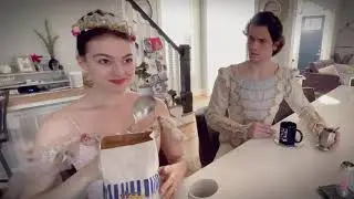 The Nutcracker's Cavalier and Sugar Plum Fairy Have Coffee