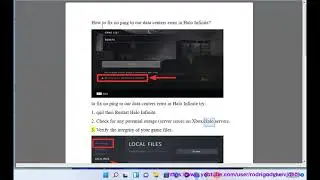 Fix no ping to our data detected centers error in Halo Infinite on Windows 11/10