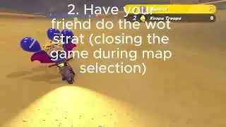 Very goofy trick for getting 9999 VR in Mario kart world