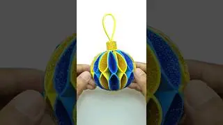 Glitter Foam Christmas Ball Ornaments Making #diy #crafts #christmas