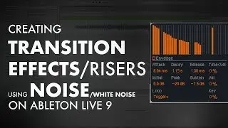 How to create transition effects using noise and white noise?