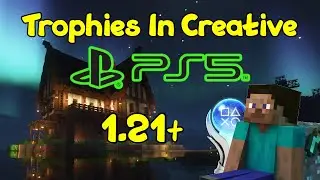 Как получить ВСЕ трофеи бесплатно в Minecraft CREATIVE &mdash; PS5/PS4