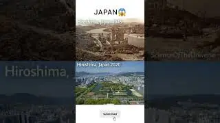 Japan Hiroshima 1945 vs 2020 &mdash; The Power of Human Resilience 💪🌍😱&hearts;️#youtubeshorts #japan #motivation