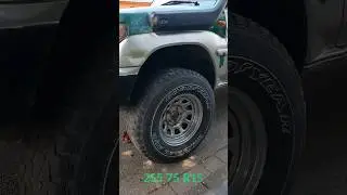 Pajero pinin 215 65 R16 auf 255 75 R15 #4x4 #offroad #бездорожье #mitsubishi #pajero #reifen