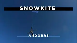 1&eacute;re sortie en Snowkite dans les Pyr&eacute;nn&eacute;es, d&eacute;couverte en Andorre - Flysurfer Peak5 11m