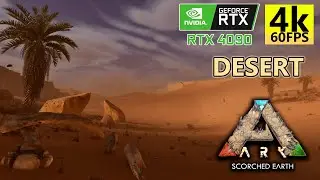 Ark Survival Ascended Scorched Earth 4k Max Graphics Walkthrough in the Desert - Ark Asa Scorched