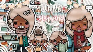 Going *chaotic* school supply shopping *voiced* 🧸🥝🥨🧿🍓🦜🌺🐾🍒🪽🎧 #tocaboca #roleplay #schoolsupply #yt 