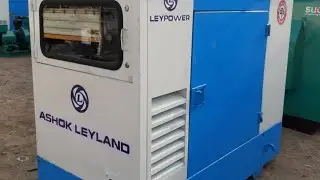 35kva LEYLAND 4cyl silent VISHAL BHARAT BRAND genset  khodiyar DHABA at SALAL himmatngr rd  12/10/22