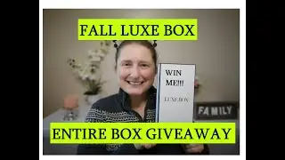 FALL 2019 LUXEBOX GIVEAWAY/ WIN ENTIRE BOX/LUXE BOX FALL 2019 UNBOXING