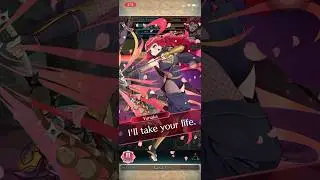 Yunaka Ninja vs Black Knight in Aether Raids Defense #feh #feheroes