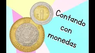 Contando con monedas de $10 y $1 para niños d primer grado. Unidad, decena.