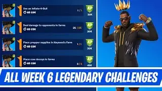 All Week 6 Legendary Quest Challenges Guide in Fortnite - Week 6 Quest in Chapter 2 Season 7