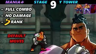 Streets of Rage 4 Stage 9 Full Combo Mania+ Floyd Default Vanilla Moves