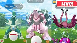 Hunting✨️Shiny Dialga & Palkia On Raod Hour in Pokemon Go