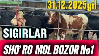 TOSHKENT VIL, SHO’RO MOL BOZOR SIGIR NARXLARI