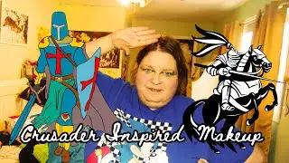 Crusader (High School)  Spirit Makeup Look