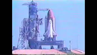 Space Shuttle Discovery - STS-41D Flight Readiness Firing